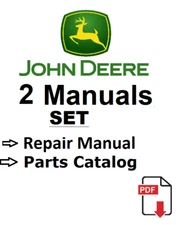 John Deere 410E Backhoe Loader Repair Service Manual Parts Catalog TM1611 PDF