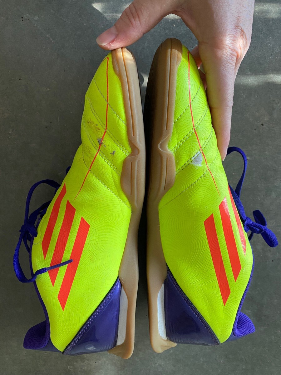 Adidas G40310 FS F50 Adizero Yellow Purple Soccer Shoes Mens Adidas G40310 FS F50 Adizero Yellow Purple Soccer Shoes Mens