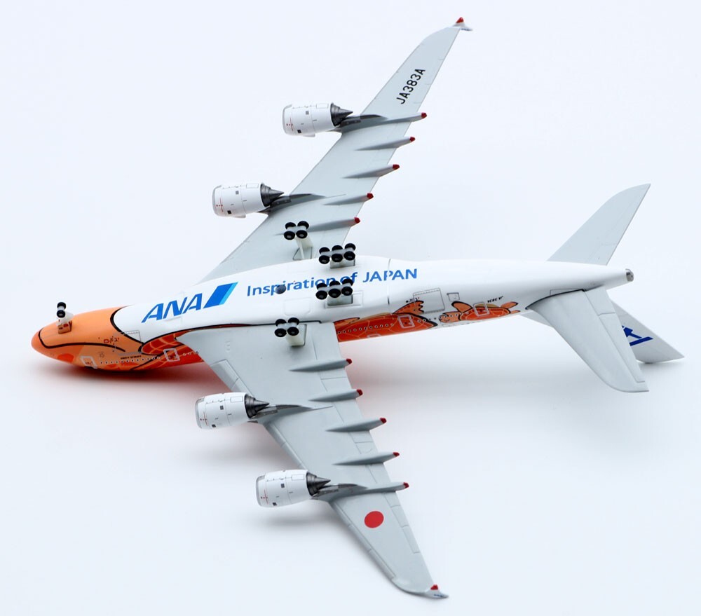 1:500 JC Wings ANA Airbus A380 Flying Honu Livery JA383A