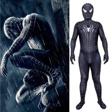 The Amazing 3 Spiderman Black Venom Tights Cosplay Costume Lycra Zentai suit