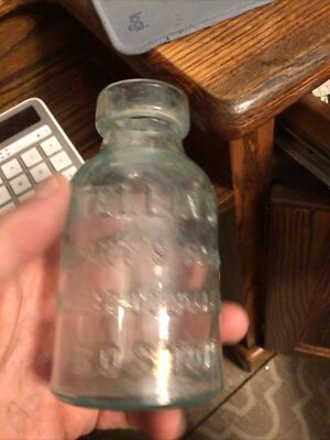 5” Mellins Infant Food Bottle Boston Ms Massachusetts Small Size