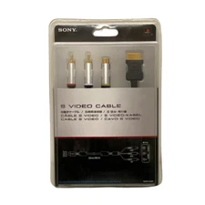 Sony Playstation TV/AV Connection S-Video Cable/Lead for PS1 PS2 PS3 Gold Plated