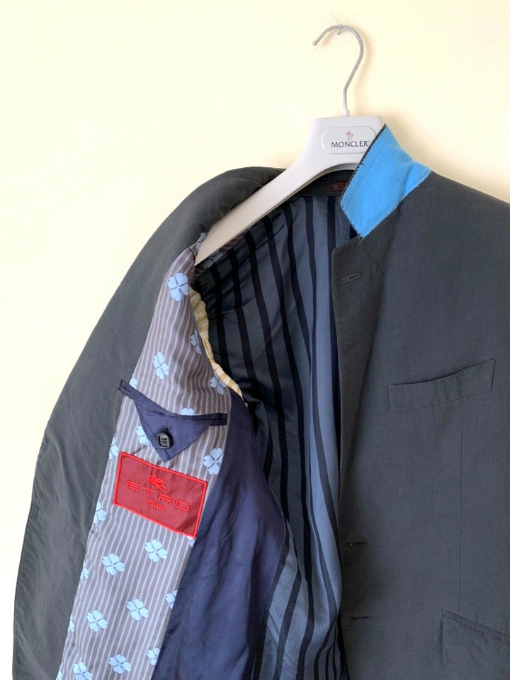 1900 Men's ETRO Milano Cotton Sport Blazer Coat Jacket SZ UK 36 EU 46