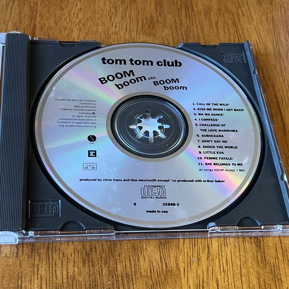 Tom Tom Club Boom Boom Chi Boom Boom CD Chris Franz Tina Weymouth