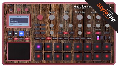 Korg Electribe Sampler | Wood 3 | Protective Decal | StyleFlip Skins