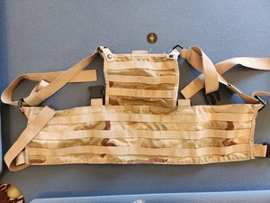 US Military RACK LOAD BEARING VEST system, Desert camo 
