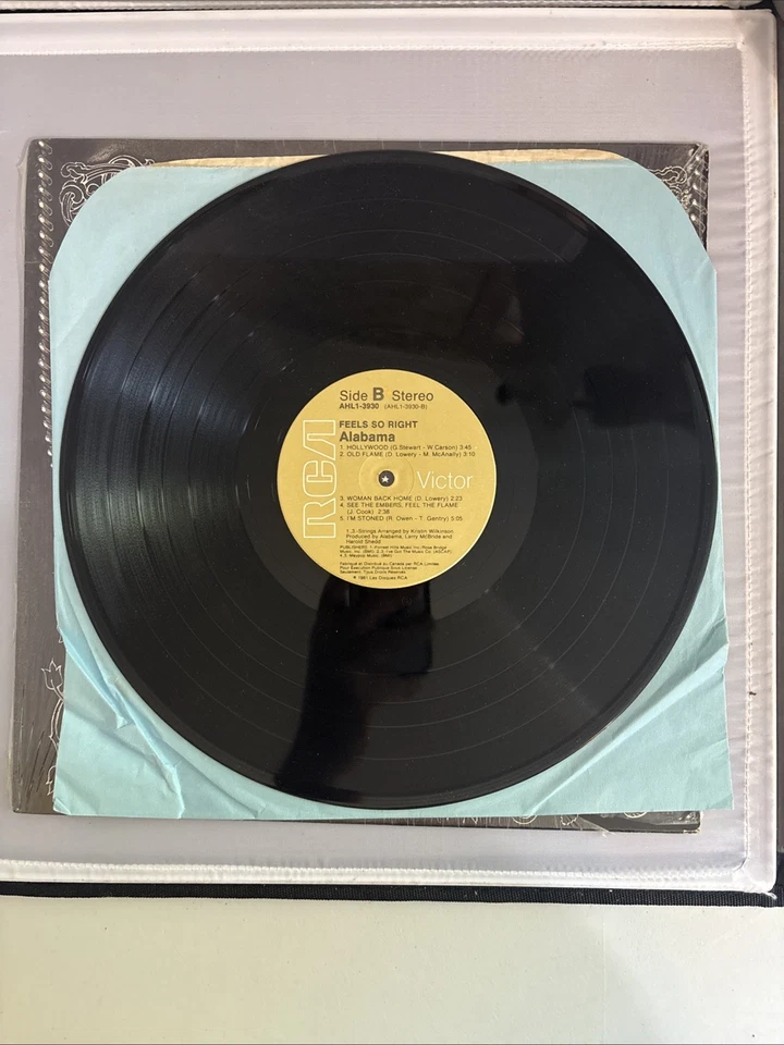 ALABAMA - Self Titled - RCA Records AHL1-3930 Stereo GOOD PLUS - Vinyl LP 1981 - Image 4 of 4