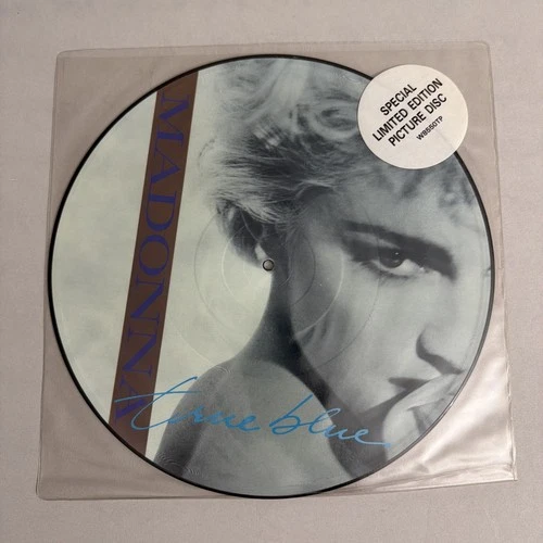 MADONNA - TRUE BLUE 1986 UK PRESS 12" VINYL RECORD PICTURE DISC EX/EX