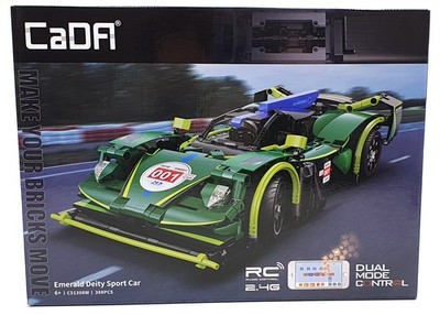 CADA  C51308W 1/10 Scale 388 pcs - Emerald Deity Sport Car Unbuilt RC 2.4G