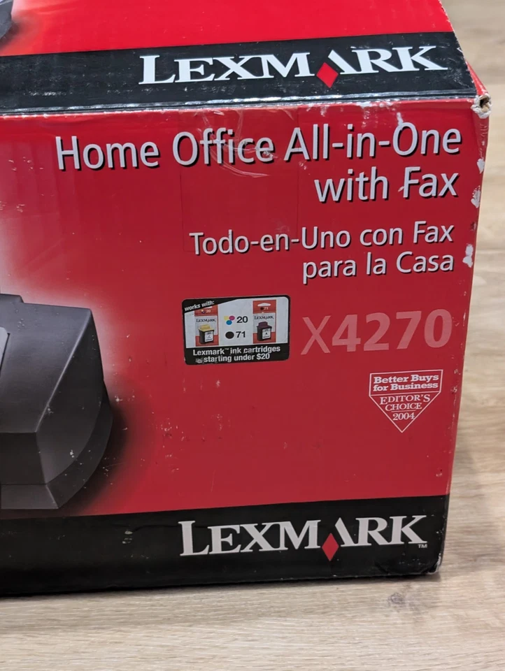 Lexmark X4270 Home Offic All-In-One Inkjet Printer 19 PPM W/ Scanner Fax Copier  - Image 2 of 4