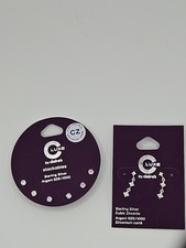Children's Hypo Allergenic 925 Silver Earrings Claire's Lux 4 Pair Sterling