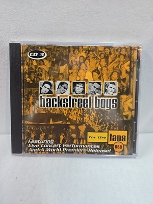 BACKSTREET BOYS  FOR THE FANS BSB,  CD 3  2000  SEALED  LIVE CONCERT  BSB