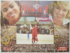 THIN ICE (1995) Original Quad Film Poster - Charlotte Avery, Sabra Williams