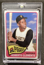 1965 Topps Roberto Clemente Pittsburgh Pirates Batting Variation in One Touch
