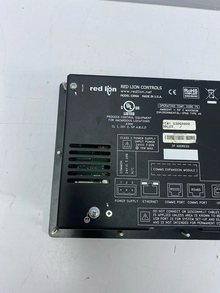 Red Lion Controls G306A000 Operator Interface Panel G306A - Image 3 of 4