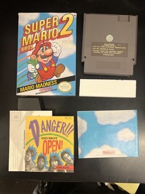 Super Mario Bros. 2 Complete in Box nintendo nes game.