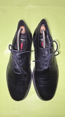 Top Lloyd Kingsley extra wide mens shoes black size 42 UK 8