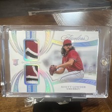 2025 Flawless Rhett Lowder Dual Patch #/25 Reds Great Patch 🔥🔥🔥
