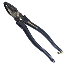 Fujiya Eccentric Power Pliers KUROKIN With burr treatment function 225mm/Japan