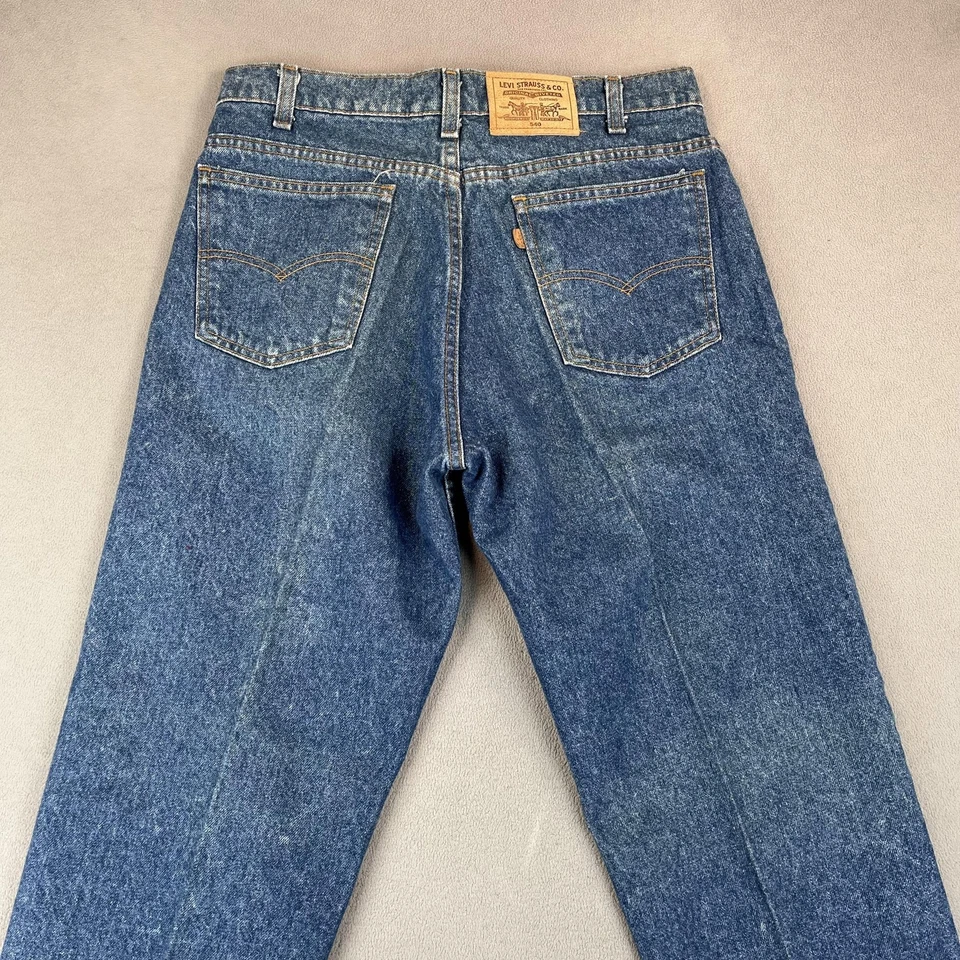 Pantalones de mezclilla Levis 540 de colección para hombre 32x31 hechos en EE. UU. cónicos 1990 etiqueta 34x32 Foto 4 de 4