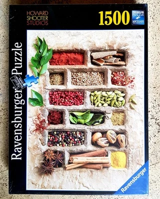 Ravensburger Puzzle 1500 Teile HOWARD SHOOTER STUDIO SPICES IN STONE OVP NEU - Bild 1 von 2