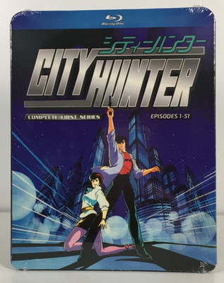 CITY HUNTER - COMPLETE FIRST SERIES - DISCOTEK BLURAY + SLIPCOVER NEW SEALED OOP