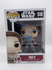 Daisy Ridley "Star Wars: The Force Awakens" SIGNED 'Rey' 58 Funko Pop ACOA