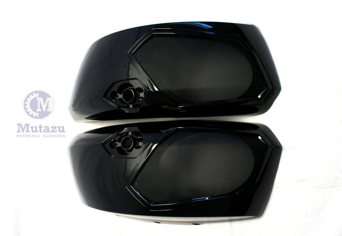 Mutazu 6x9 Saddlebag Audio Speaker Lids w/ Grills for Victory