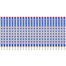 Triangular Pencils, 24 Pcs Wood-Cased 2B Pencils, Blue