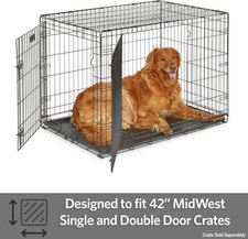 Replacement Pan for 42-Inch Dog Crates, Fits All Midwest and New World 42-Inc...