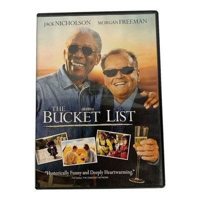 The Bucket List DVD Jack Nicholson Morgan Freeman 2008 Comedy Drama Widescreen