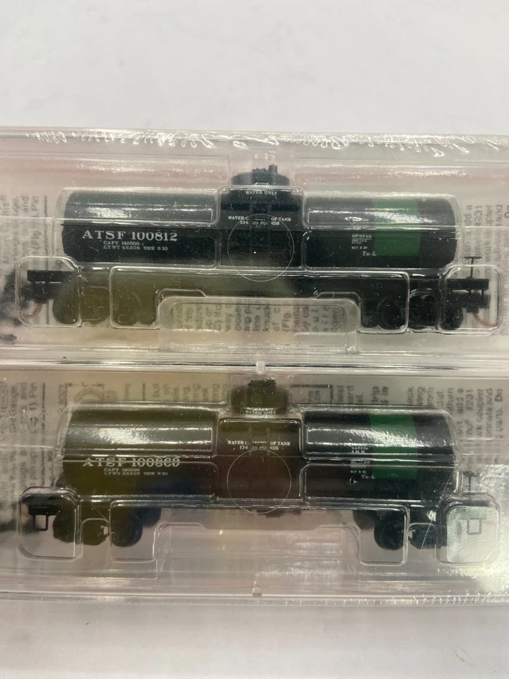 Micro Trains ATSF Tankers cars Pack x2 N Scale Sealed Topeka Santa Fe - Image 2 of 4
