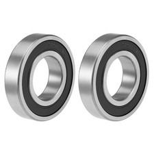 6208-2RS Deep Groove Ball Bearings 40x80x18mm Double Sealed Chrome Steel P6 2pcs