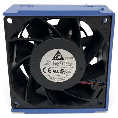 LOT OF 2 DELTA ELECTRONICS SERVER BRUSHLESS FAN FFC0812DE 8Q65 12VDC 1.8A 4-PIN