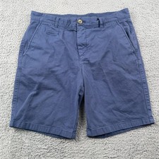 Johnnie O Shorts Boys 16 Blue Stretch Twill Cotton Chino Golf Casual Summer