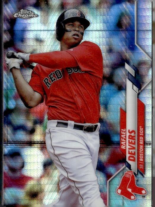 2020 Topps Chrome #93 Rafael Devers Prism Refractor