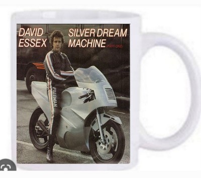 David Essex Silber Traummaschine Becher Spülmaschinenfest Portofrei 