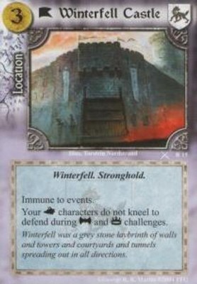 Winterfell Castle - Valyrian Edition - A Game of Thrones CCG