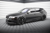 Seitenschweller Ansatz FüR V.2 FüR Audi RS6 Avant C6 Seitenschweller Schwarz