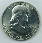 1954 FRANKLIN HALF DOLLAR! GEM BU+! GORGEOUS FIND! MUST SEE! NICE! NR #P2338