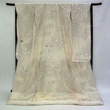 shiro-uchikake White Kimono Japanese Traditional Wedding Shiromuku 5034