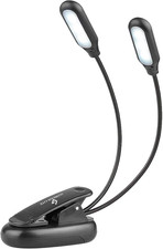 Clip on Book Light/Reading Light/Clip Lamp with 10 LED Eye Care, 3 Color Changea