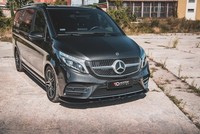 Maxton Design Frontlippe V.2 Passend FüR Mercedes V-Klasse Amg-Line W447 Schwarz