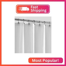 ALYVIA SPRING Short Shower Curtain Liner Fabric Waterproof - 72" x 66", Soft  L
