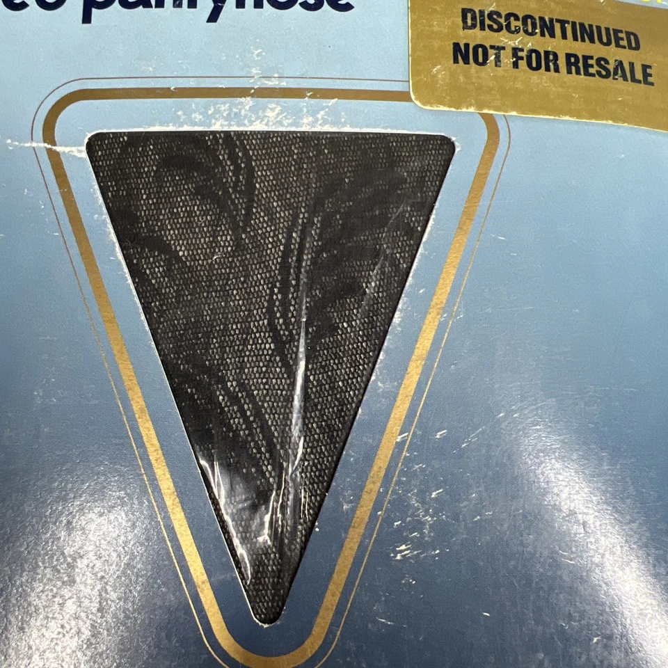 Hanes 连裤袜限量版 JET 980 羽绒花边尺寸 III H14-2907 复古美国 — 第 3/4 张图片