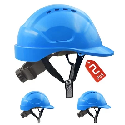 Bauhelm EN397, Sicherheitshelm, Arbeitshelm Schutzhelm mit DIY Steckplätze fü... - Bild 1 von 4
