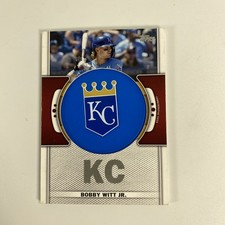 Bobby Witt Jr. Topps 2023 Series 1 #TLP-BW Patch Relic Kansas City Royals MLB