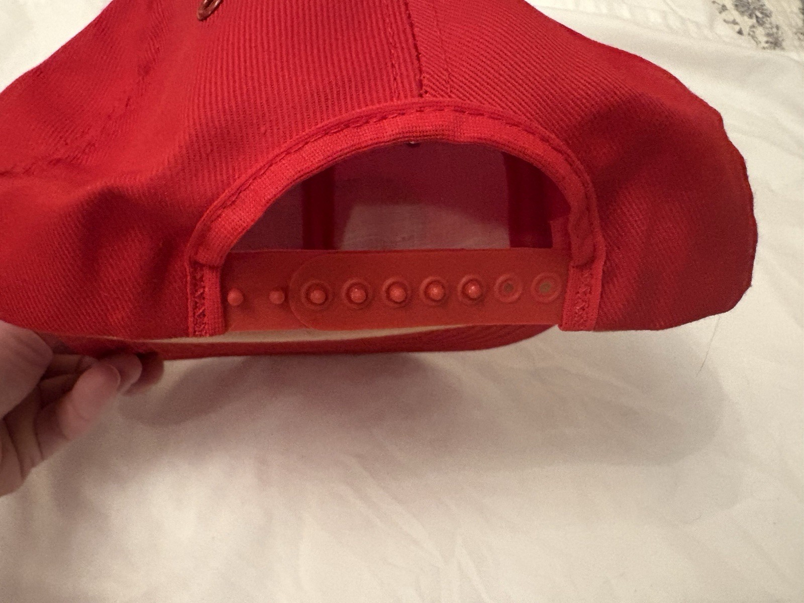 Vintage ESPN Patch Snapback Hat Red Cap - image 3