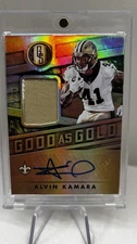 2018 Panini Gold Standard - Good As Gold Alvin Kamara #GO-25 Prime /49 (AU, MEM)