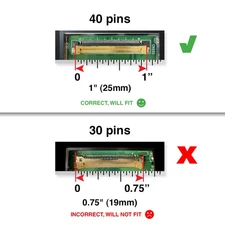 ASUS ZENSCREEN TOUCH MB16AMT 40 Pins Touch Screen Replacement LCD LED Display